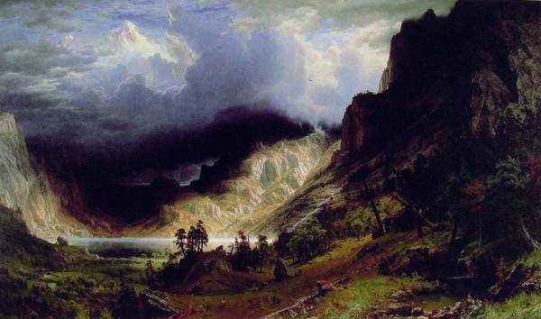 Storm in the Rocky Mountains